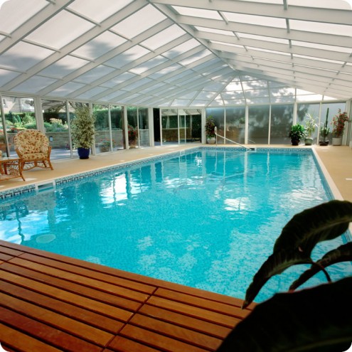 Home indoor swimming pool