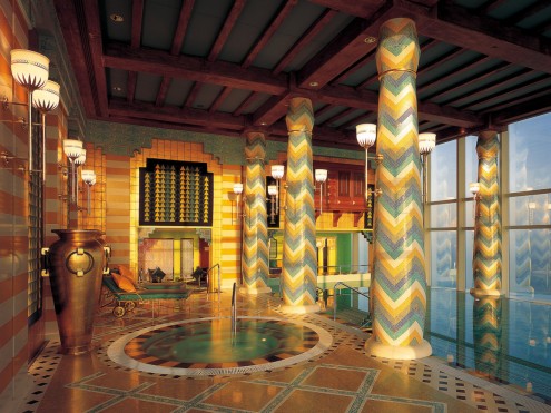 luxury indoor pool