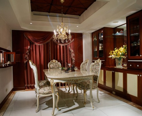 oriental dining furniture
