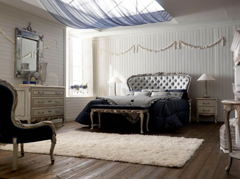 luxury bedroom  interior design italian classic style