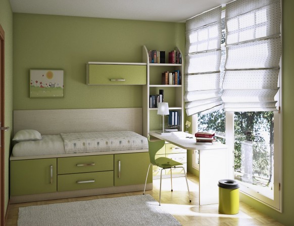 green kids room