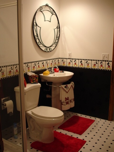 mickey mouse bathroom