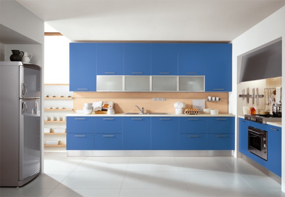 ala cucine blue modular kitchen