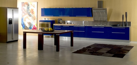 di Iorio cucine blue kitchen