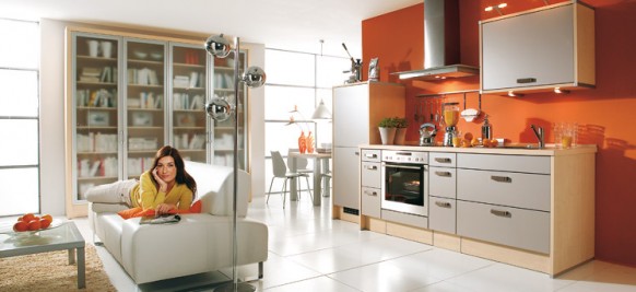 Orange Kitchen