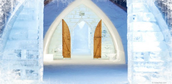 beautiful ice hotel