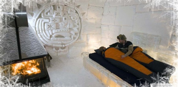 hotel de glace room