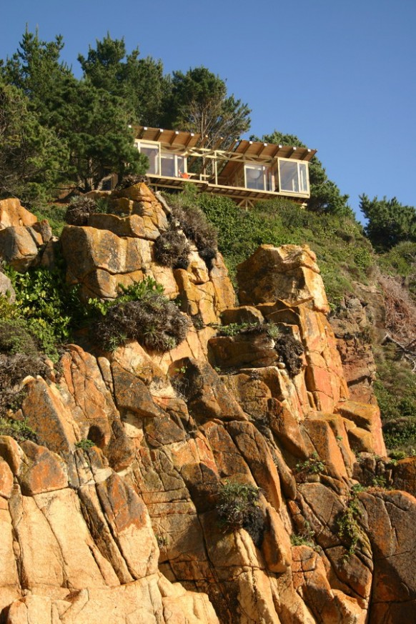 House on a cliff