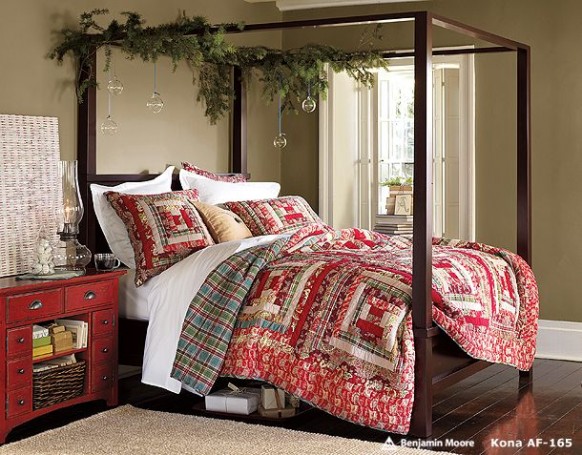 Best Christmas Bedroom Decorations Idea