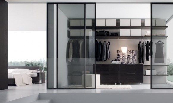 sophisticated walk in wardrobes for women