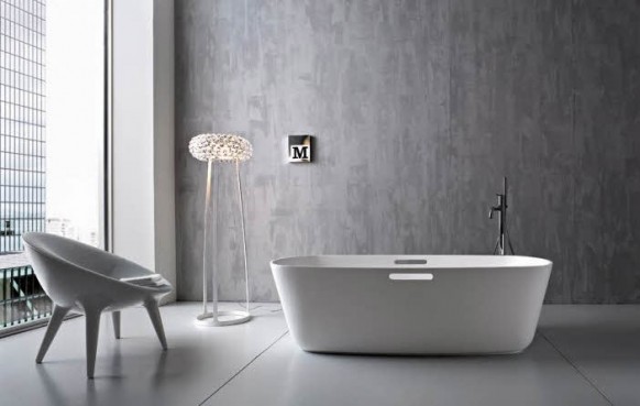 New White Design Bathrooms Concept