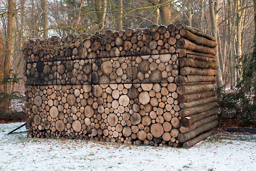 House Design Pile of Logs From Netherlands