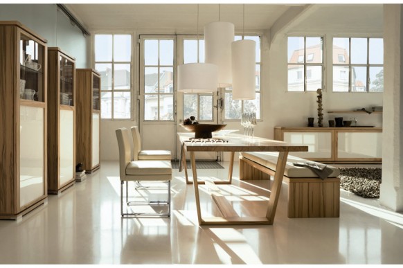 nice white dining room