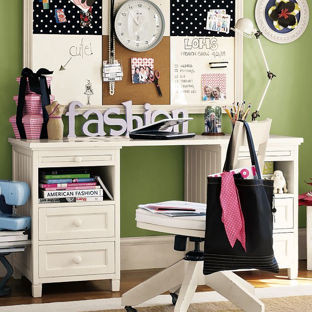 Teen Girls Room Decorating Ideas Desk