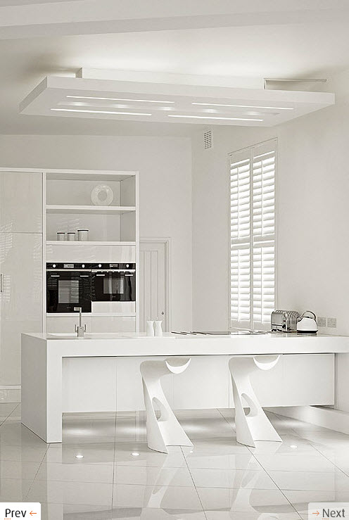 white kitchen