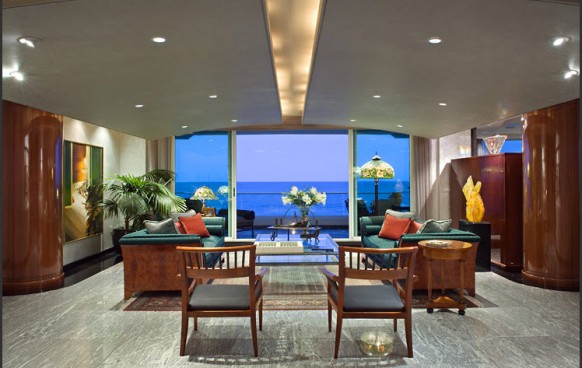 sea facing living room