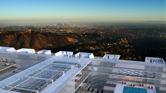Los Angeles Concept Hotel Designed On The Iconic Hollywood Sign