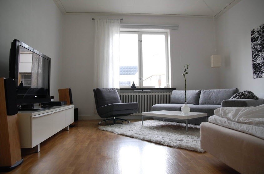 Scandinavian Living Room Entertainment Setups