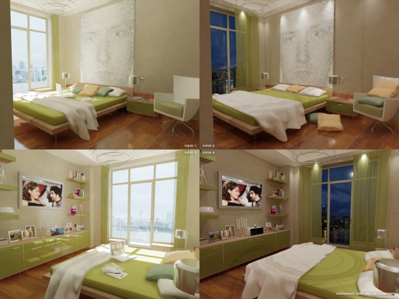 Choice Nice 16 Green Color Bedrooms Design