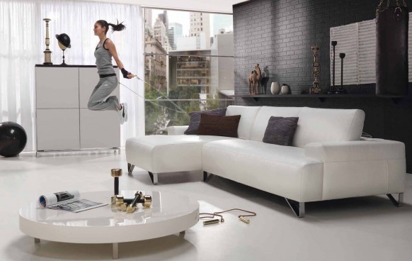Unique And Elegant  Living Room Styles 2010 by Natuzzi