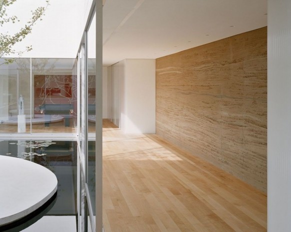 German Architecture interior design hardwood floors 582x464 Paradise in Germany: A Modern Minimalist Dream House