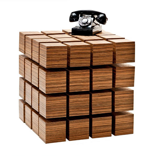 strange table floating wood cubix 10 Strange Table Designs