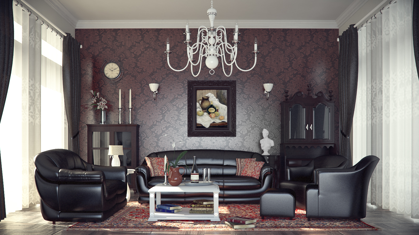 Classic Living Room Style Interior Design