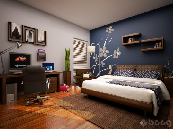 Cool-bedroom-with-sk