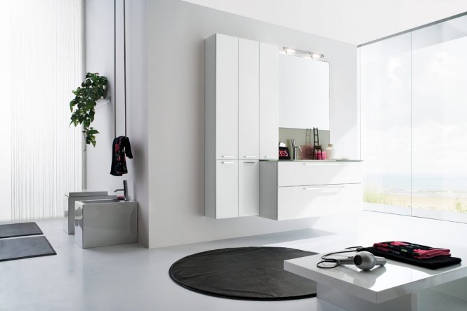 all white bathroom 665x443 50 Modern Bathrooms