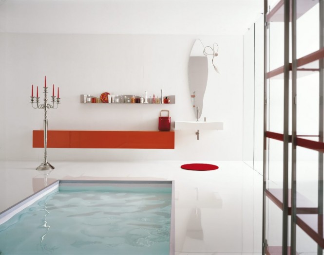 minimalist white bathroom 665x524 50 Modern Bathrooms