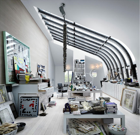Beautiful Studio Loft of a Swedish Artist