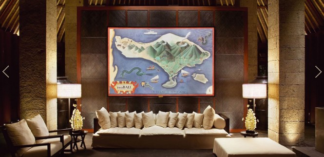 stylish lounge 665x322 Stunning Bulgari Resort in Bali