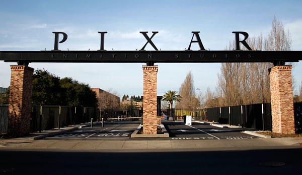 pixar studios. that reads, Pixar Studios…