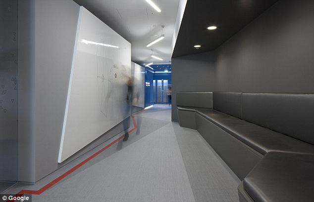Google office corridor