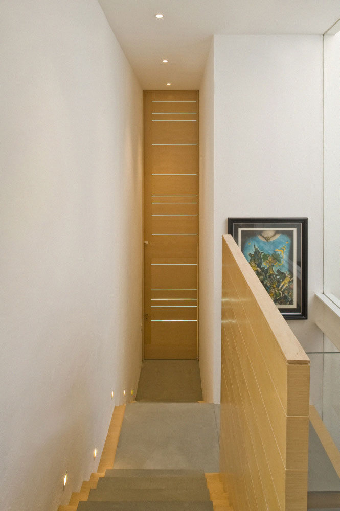contemporary hallway