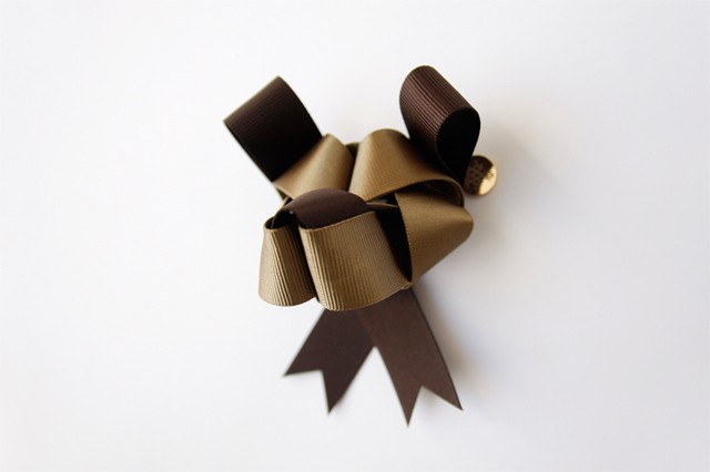 dog shaped ribbon