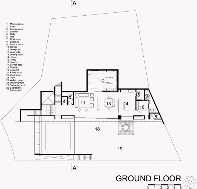 mountain house ground floor
