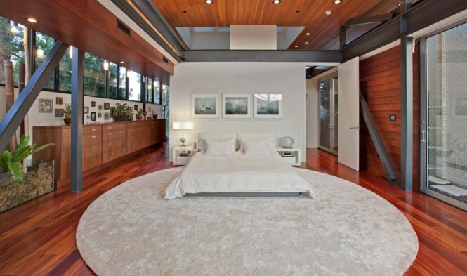 wood white bedroom
