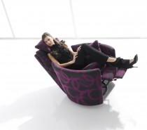 Stylish modern recliner chair