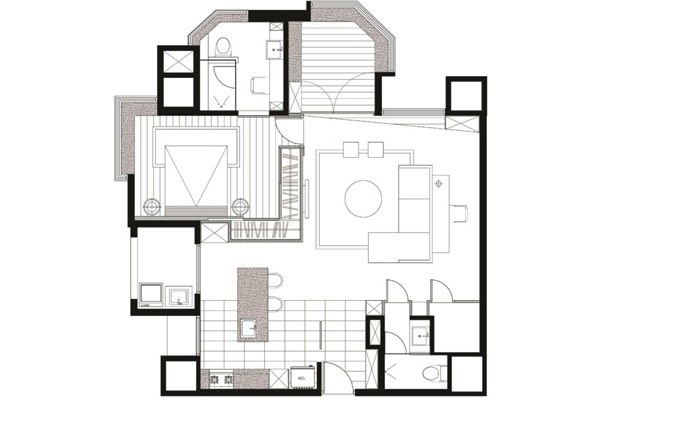 Interior layout plan