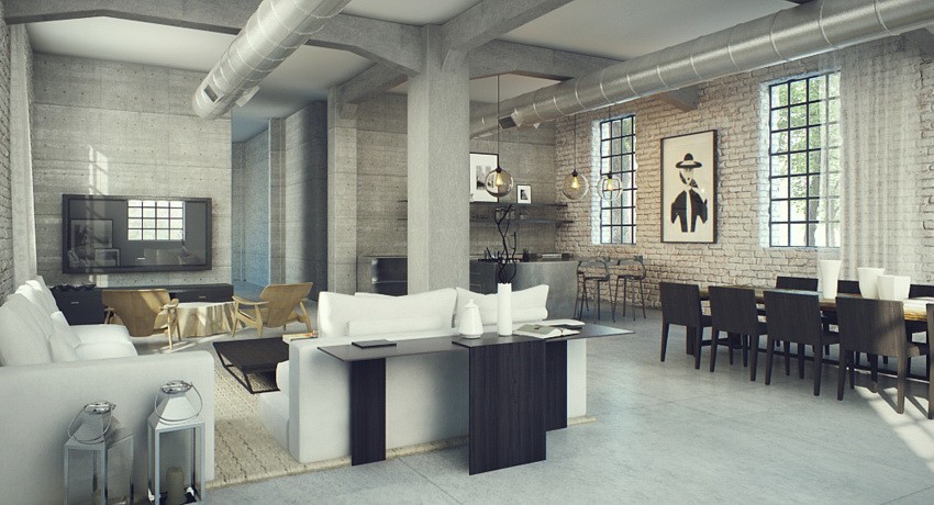 Download this Industrial Interior... picture