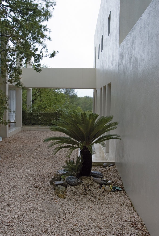 Modern courtyard