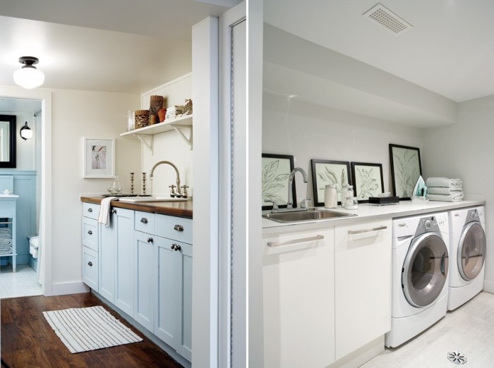 Forget the days of unfinished laundry rooms in dark, damp basements, who wouldn't love doing laundry in these spaces?