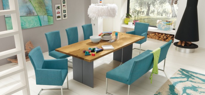 modern dining rooms color