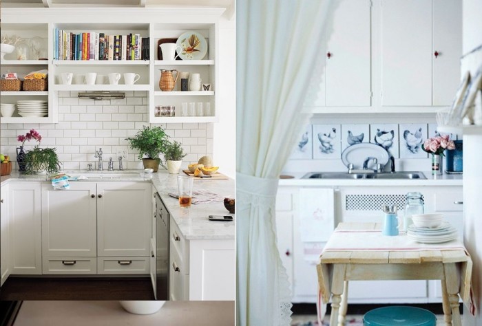white cottage kitchen backsplash ideas