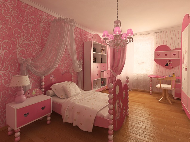 Pink is a perennial favorite of big and little girls around the world. This preteen girls room boasts this bright color in a big way.