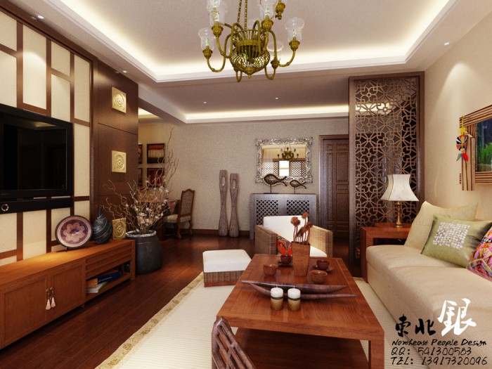 asian style living room