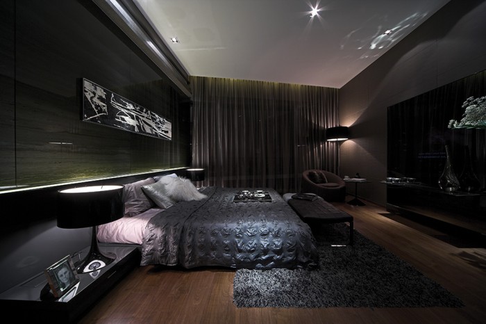 darkened slate bedroom steve leung