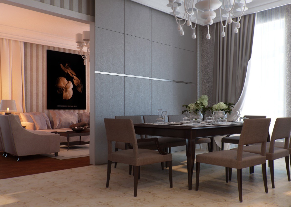 contemporary dining room