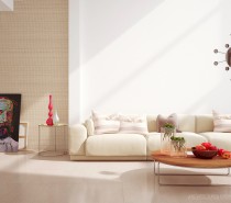 living room beige